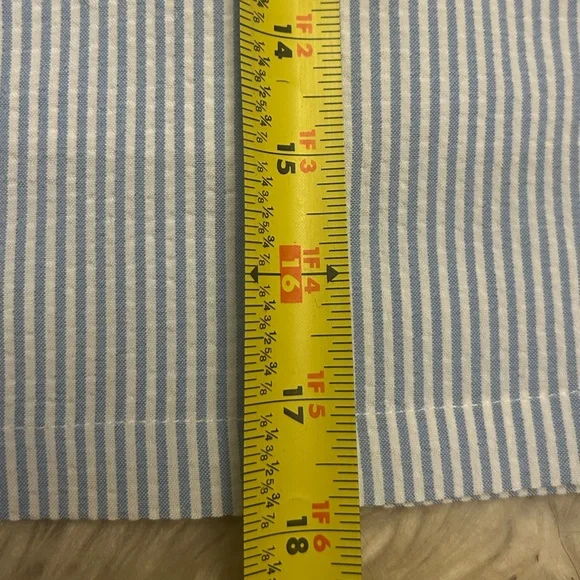 TUCKERNUCK RENWICK Periwinkle and White Seersucker Skort - Picture 15 of 16